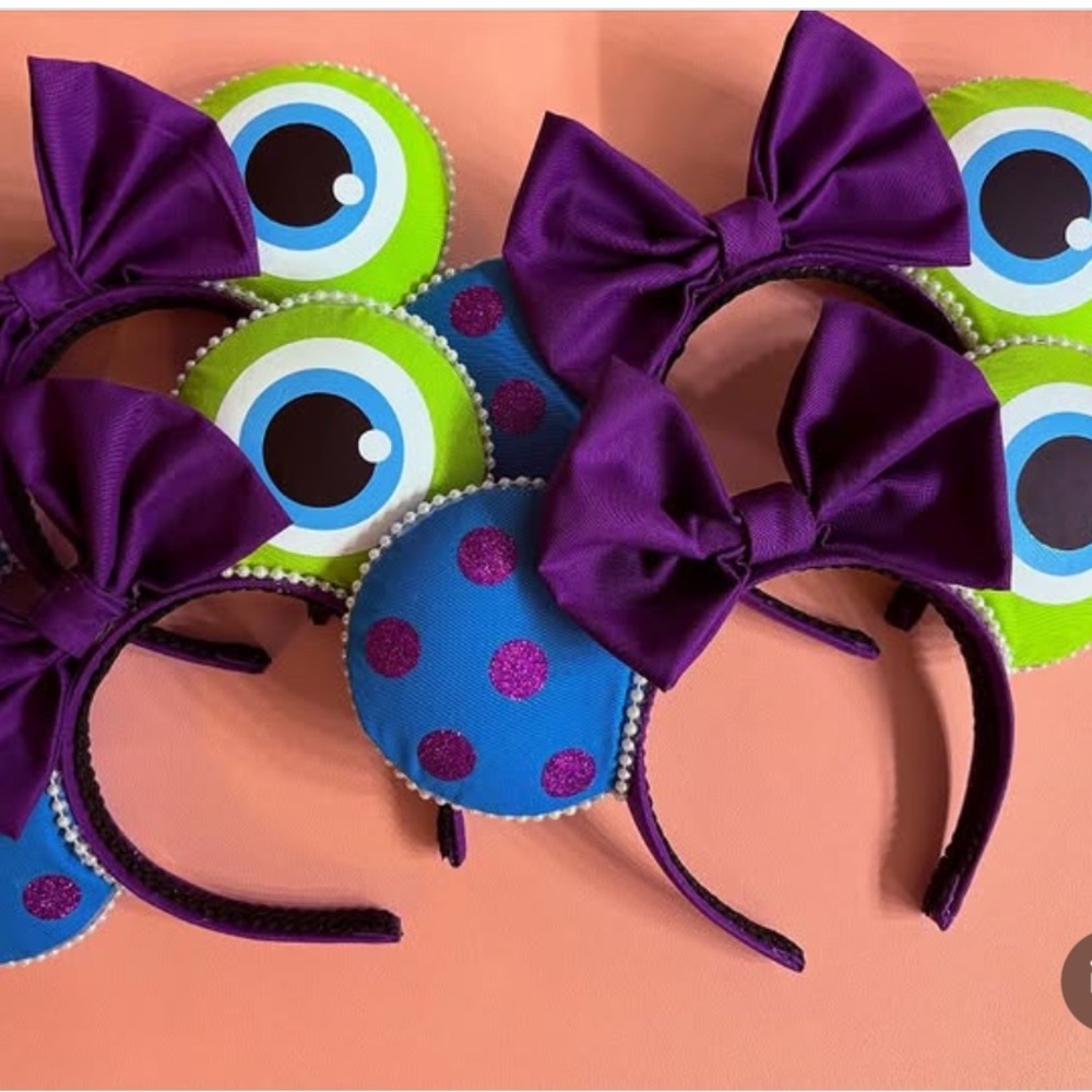 NEW MONSTER INC DISNEY EARS ONE HEADBAND
